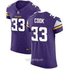 Dalvin Cook Minnesota Vikings Mens Elite Team Color Vapor Purple Jersey Bestplayer